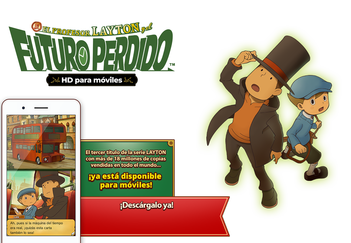 El Profesor Layton y el futuro perdido HD para móviles