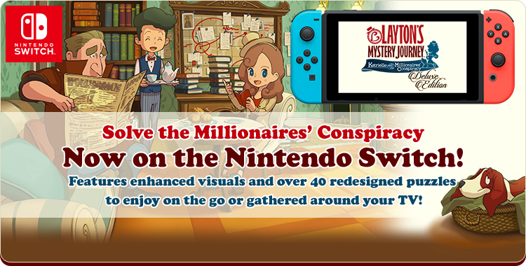 Nintendo Switch LAYTON'S MYSTERY JOURNEY Katrielle and the